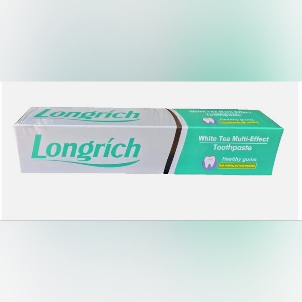 Longrich Toothpaste, WhiteTea, Fluoride Free, Deep Cleaning Jumbo Size (200g)